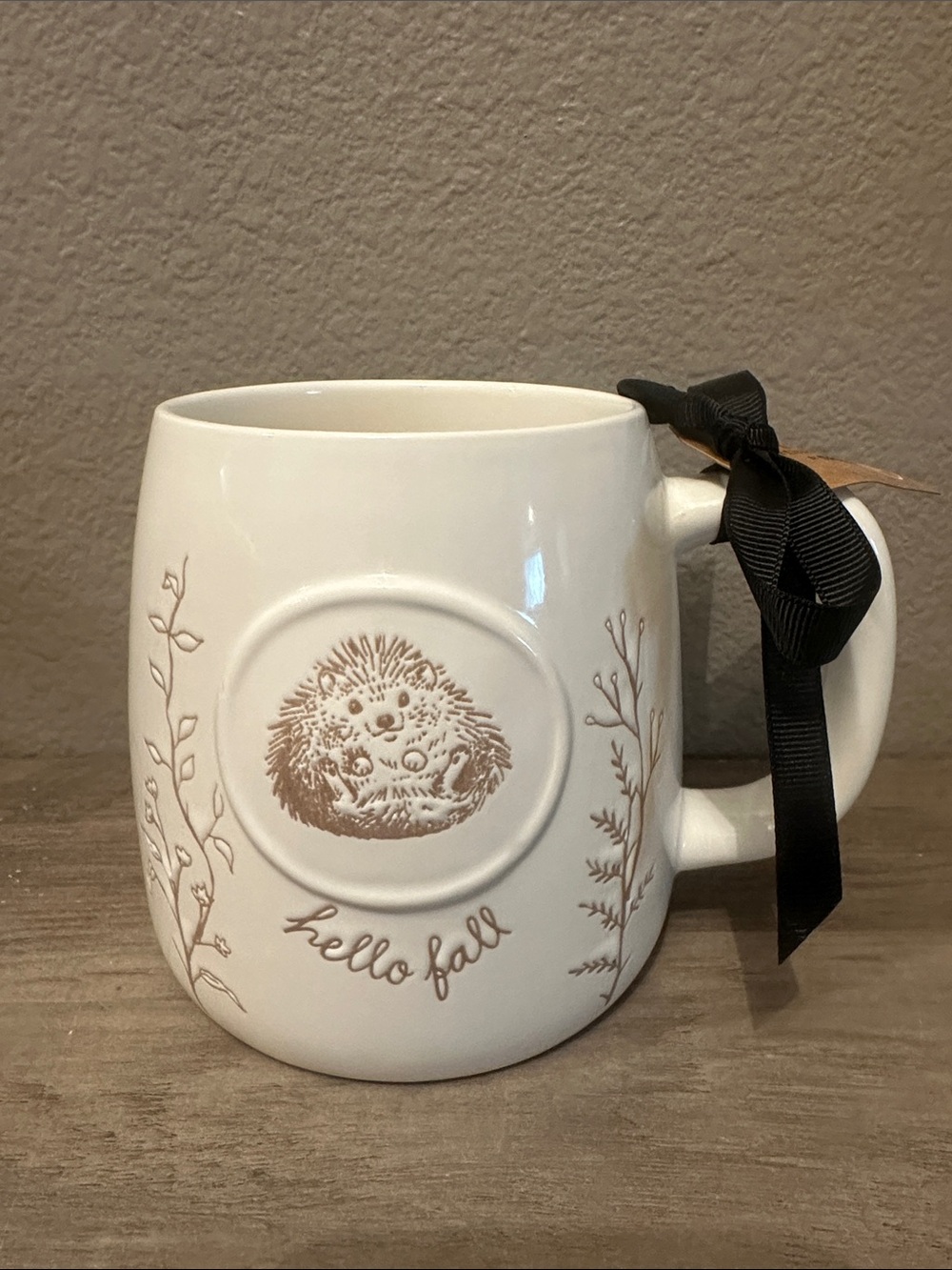 Rae Dunn Hello Fall Groundhog Mug